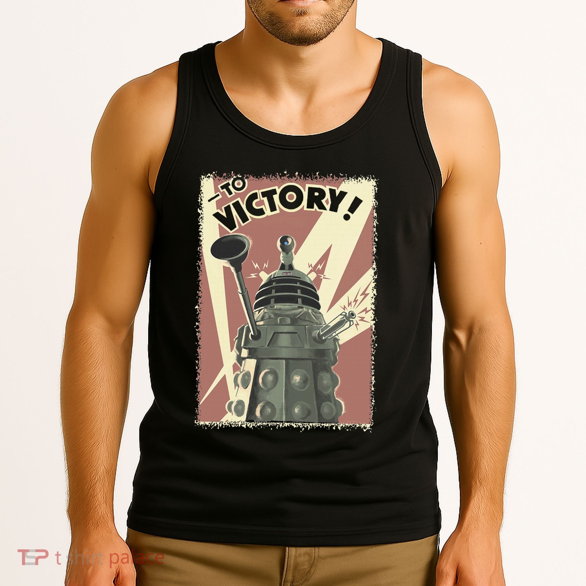 Propoganda Dalek Scifi Fan 60th Anniversary Tank Top