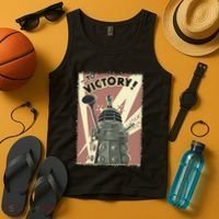 Propoganda Dalek Scifi Fan 60th Anniversary Tank Top thumb 4