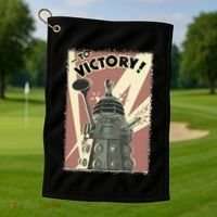 Propoganda Dalek Scifi Fan 60th Anniversary Golf Towel thumb 1