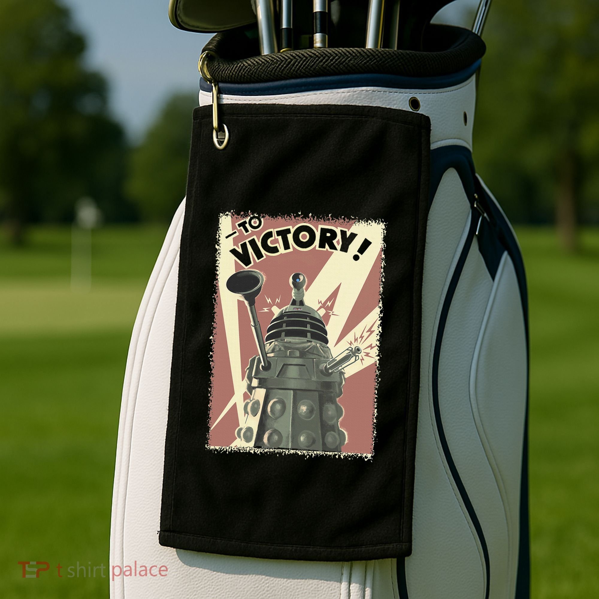 Propoganda Dalek Scifi Fan 60th Anniversary Golf Towel