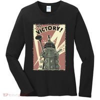 Propoganda Dalek Scifi Fan 60th Anniversary Women's Long Sleeve Shirt thumb 0
