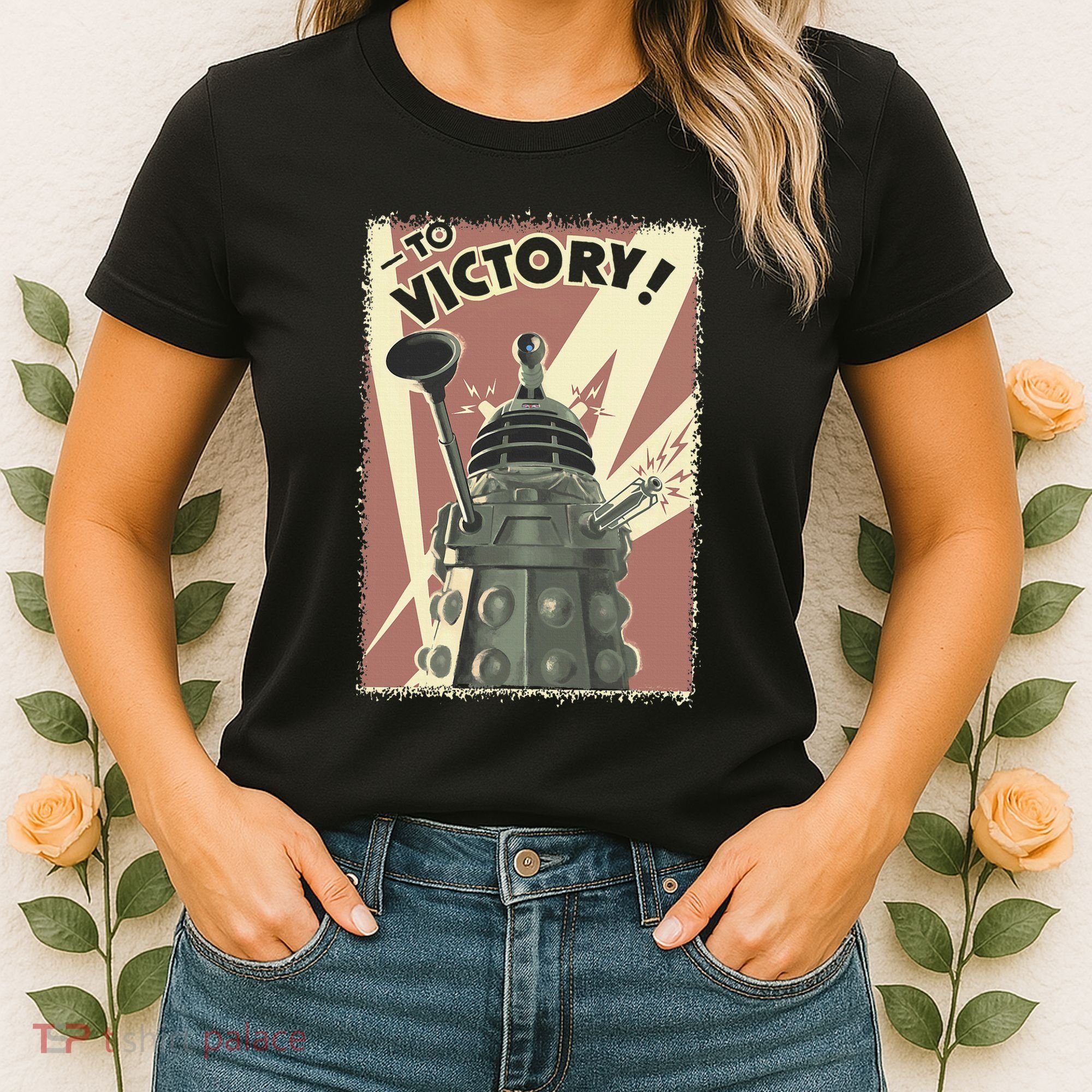 Propoganda Dalek Scifi Fan 60th Anniversary Women's T-Shirt