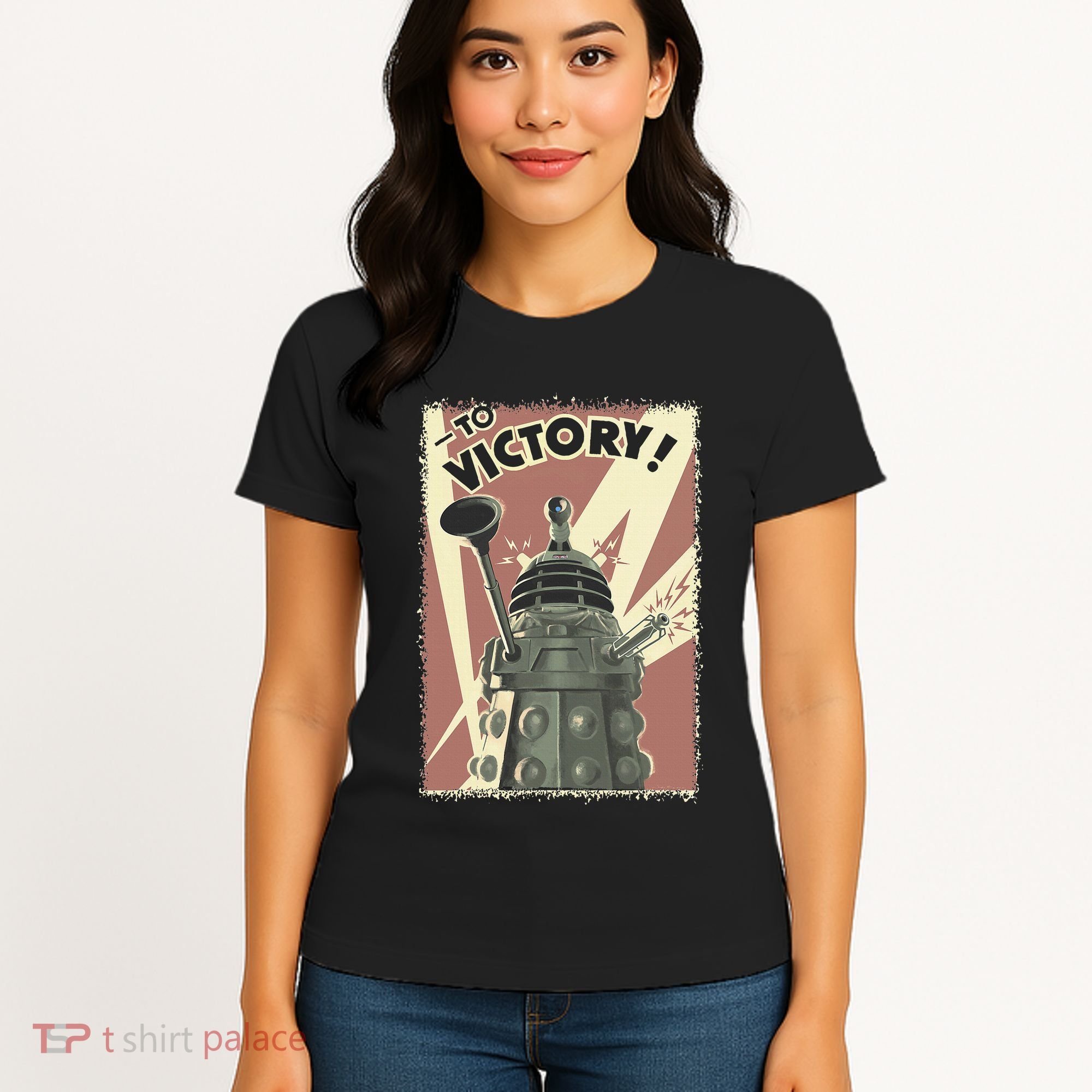 Propoganda Dalek Scifi Fan 60th Anniversary Women's T-Shirt