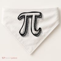 Pi Day Symbol USA-Made Doggie Bandana thumb 0