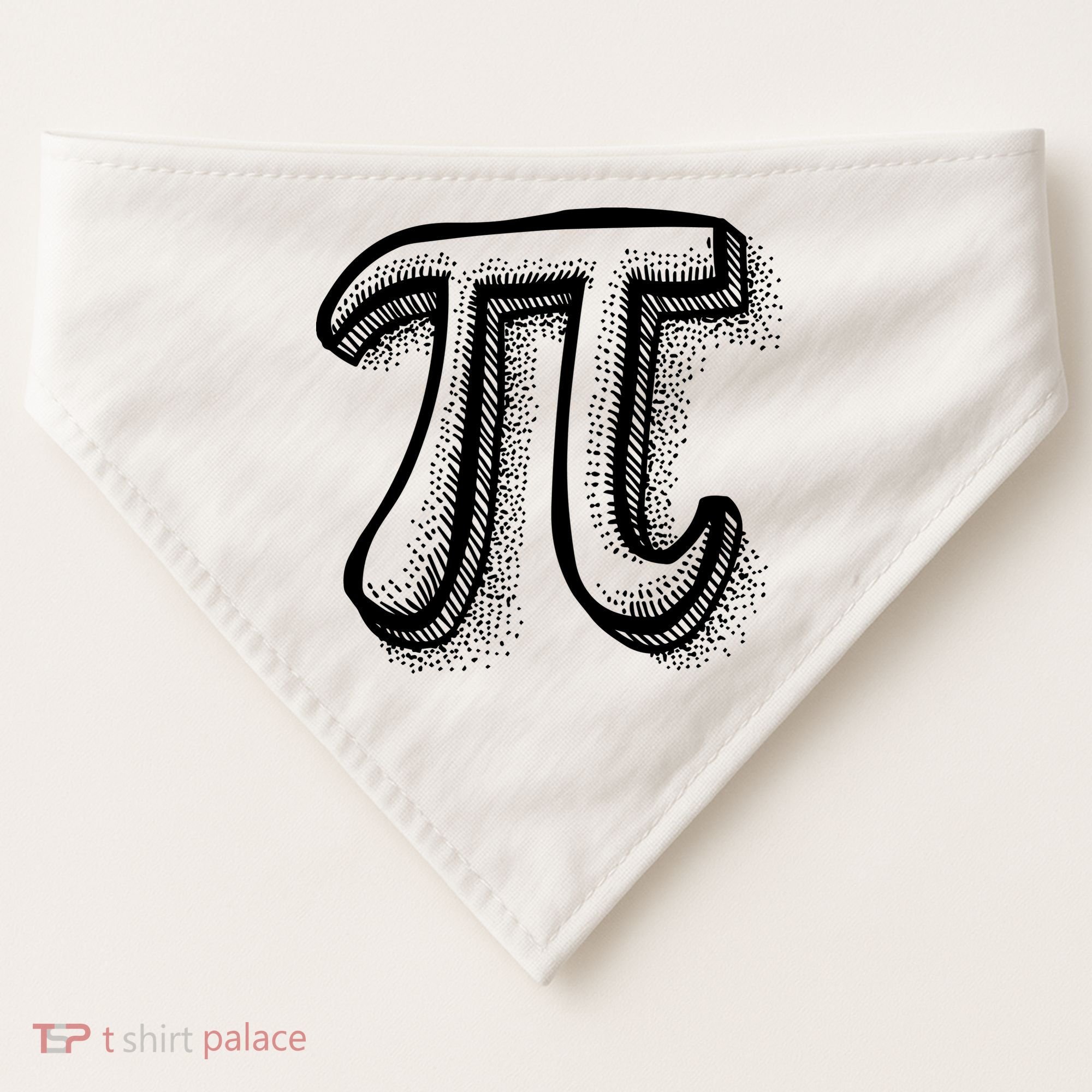 Pi Day Symbol USA-Made Doggie Bandana