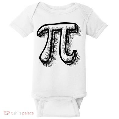 Pi Day Symbol Baby Bodysuit