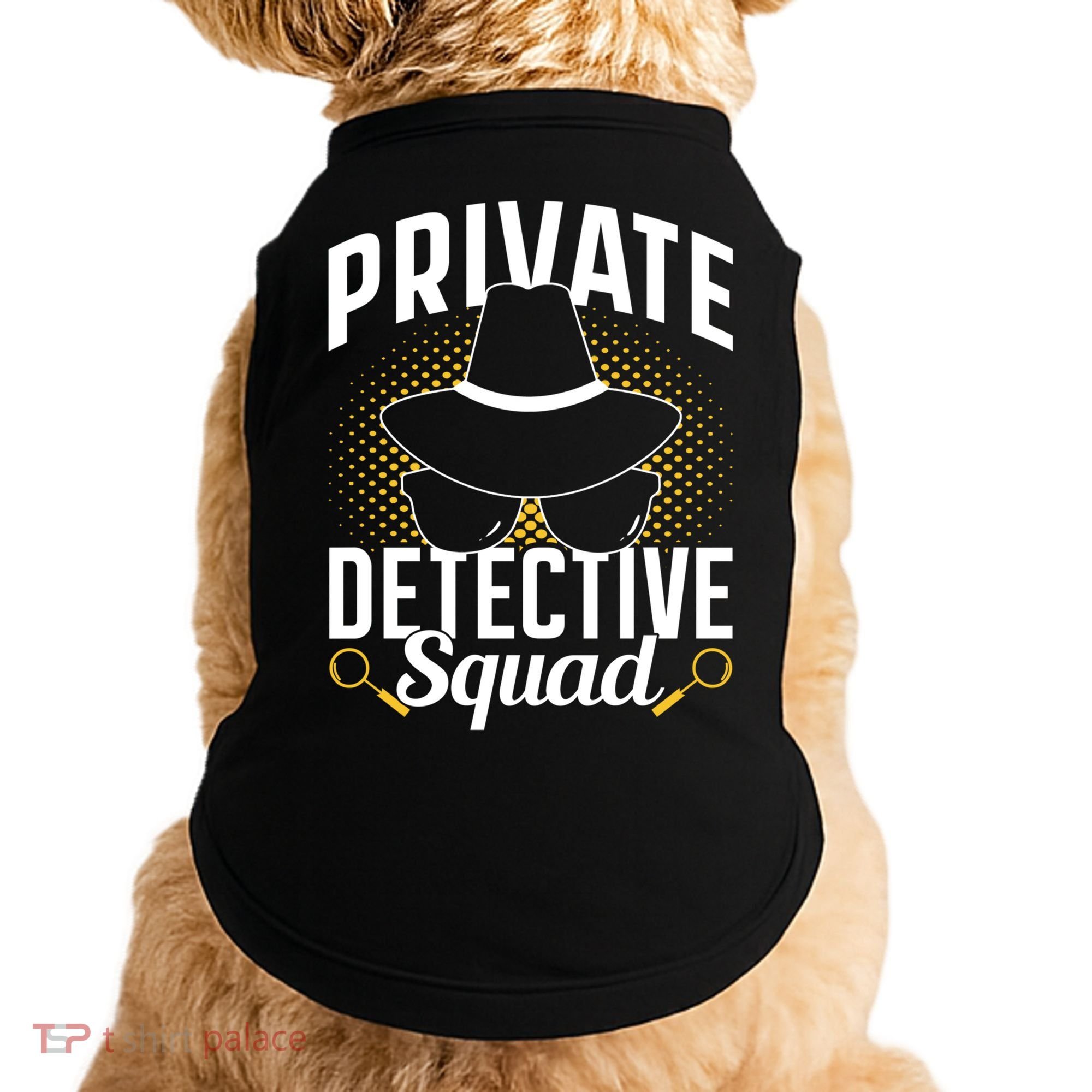 Private Detective Squad Spy Investigator Investigation Funny Gift Doggie Tank