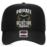 Private Detective Squad Spy Investigator Investigation Funny Gift Hat thumb 0