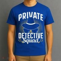 Private Detective Squad Spy Investigator Investigation Funny Gift T-Shirt thumb 3
