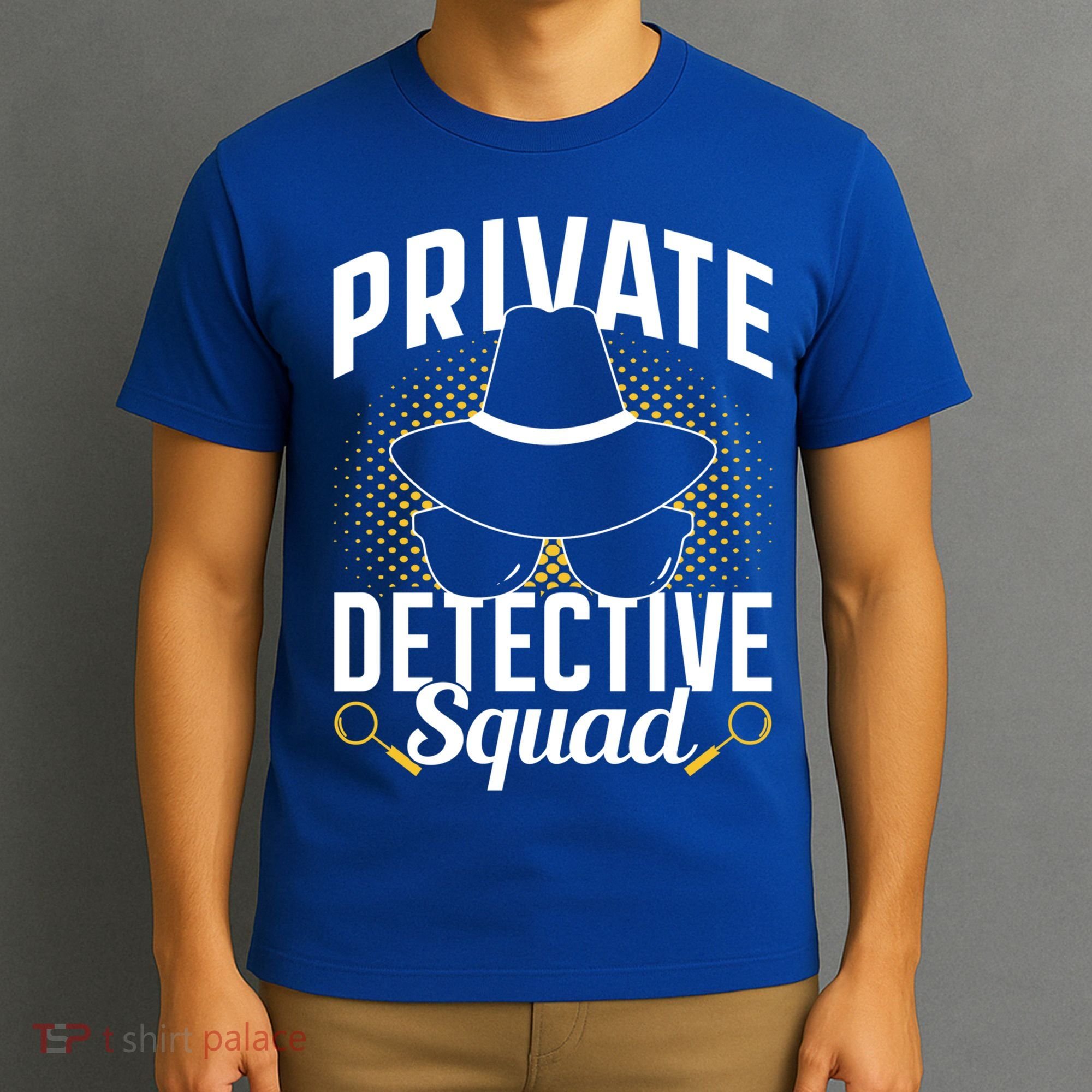 Private Detective Squad Spy Investigator Investigation Funny Gift T-Shirt