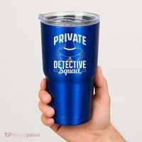Private Detective Squad Spy Investigator Investigation Funny Gift Tumbler thumb 2
