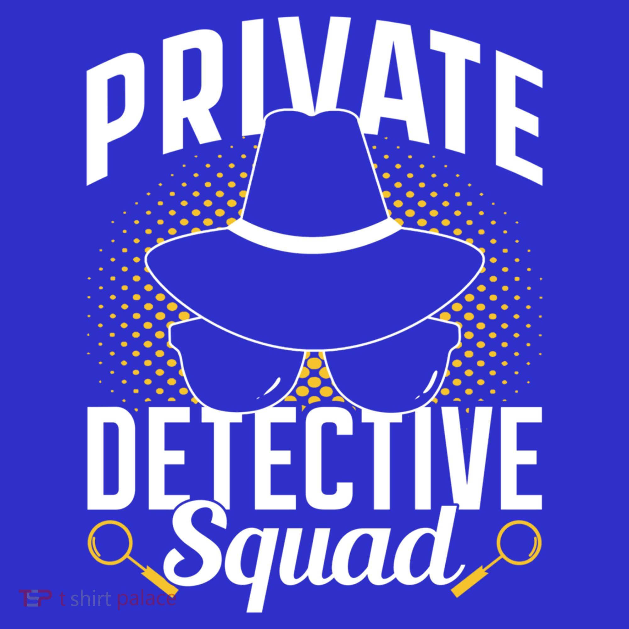 Private Detective Squad Spy Investigator Investigation Funny Gift Tall Hoodie