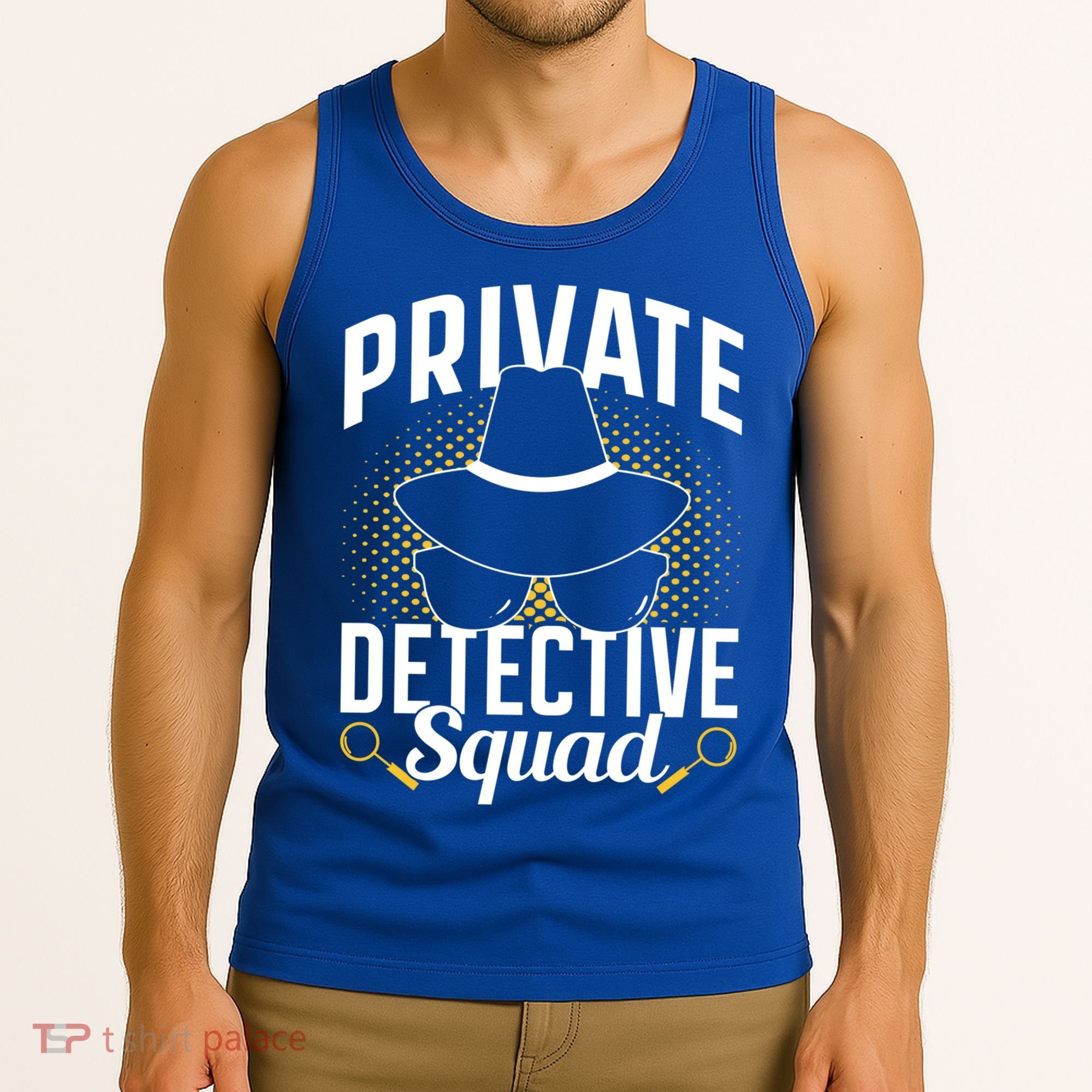 Private Detective Squad Spy Investigator Investigation Funny Gift Tank Top