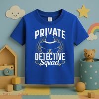 Private Detective Squad Spy Investigator Investigation Funny Gift Toddler T-Shirt thumb 3