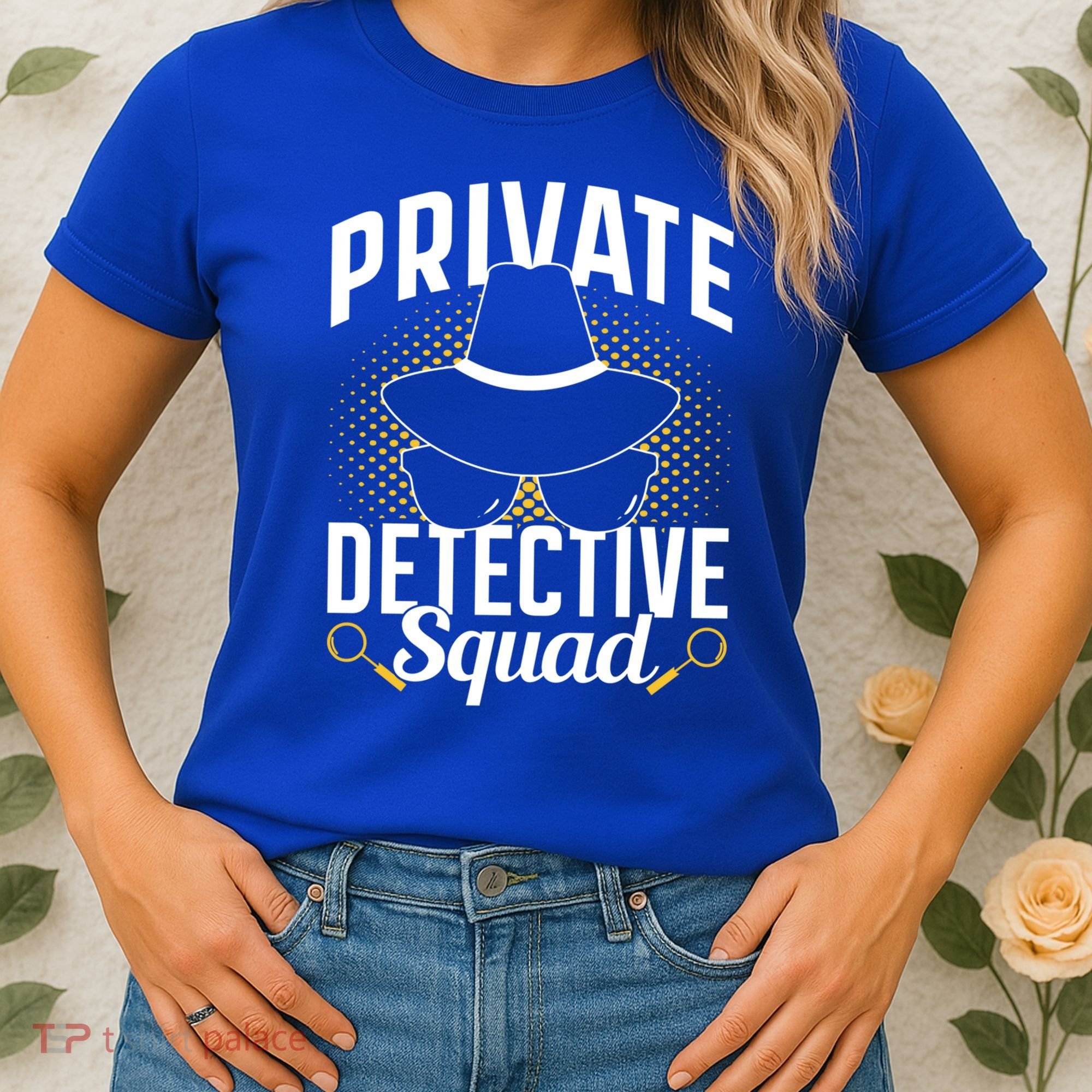 Private Detective Squad Spy Investigator Investigation Funny Gift Women's T-Shirt