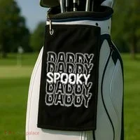 Pooky Daddy Spooky Dad Halloween Golf Towel thumb 2