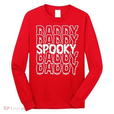 Pooky Daddy Spooky Dad Halloween Long Sleeve Shirt