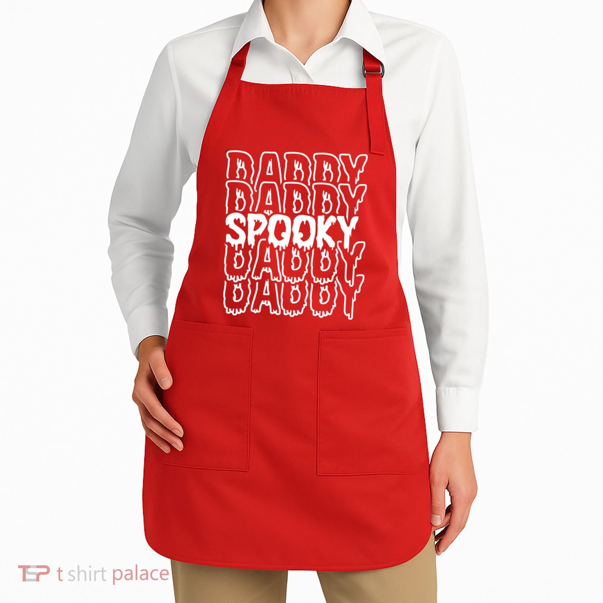 Pooky Daddy Spooky Dad Halloween Apron