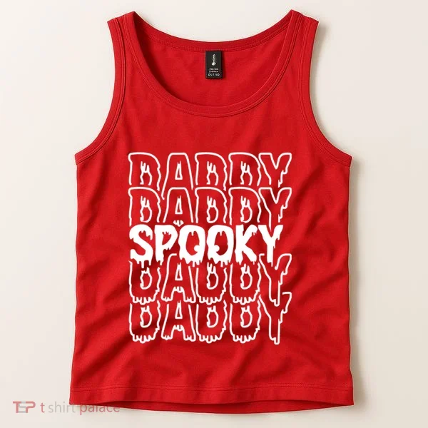 Pooky Daddy Spooky Dad Halloween Tank Top