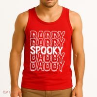 Pooky Daddy Spooky Dad Halloween Tank Top thumb 3