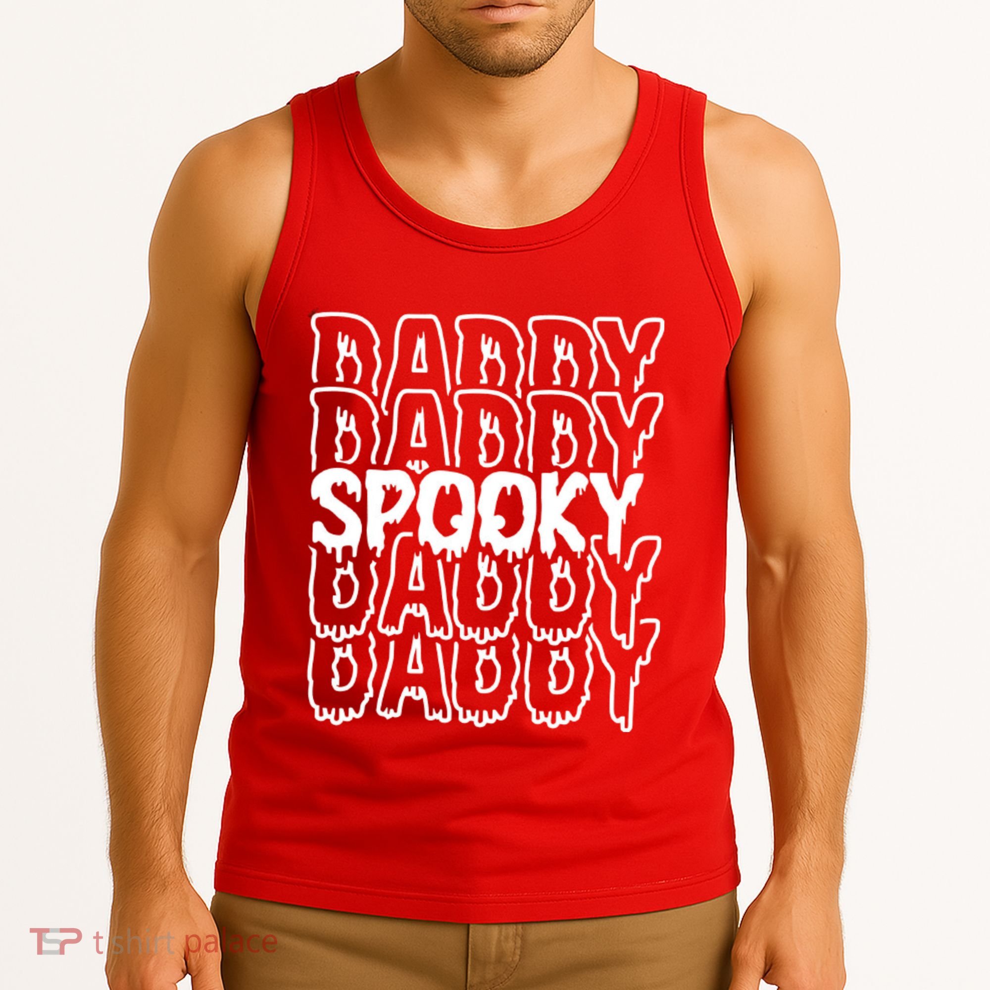 Pooky Daddy Spooky Dad Halloween Tank Top