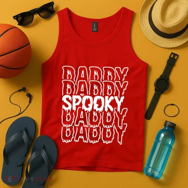 Pooky Daddy Spooky Dad Halloween Tank Top