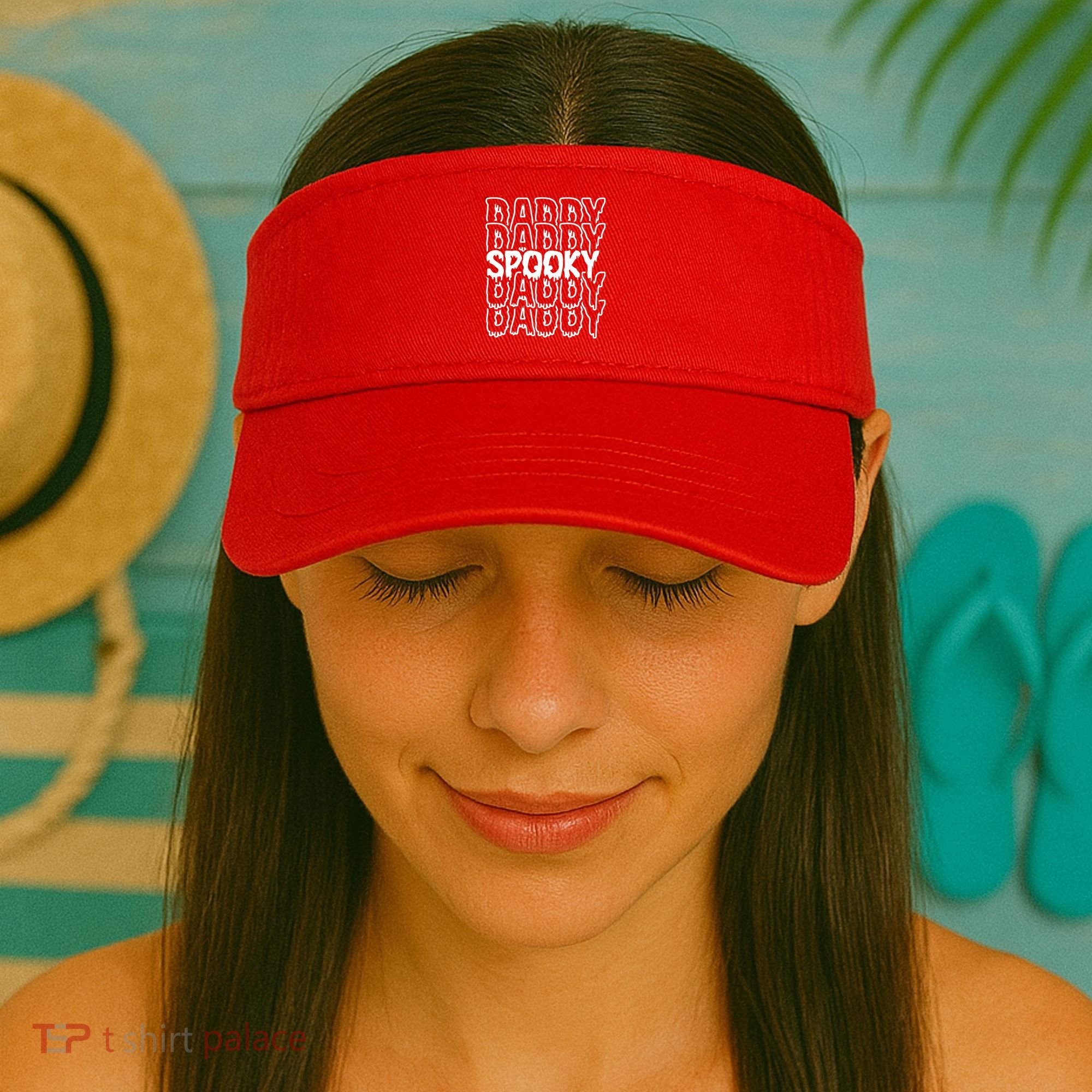 Pooky Daddy Spooky Dad Halloween Visor