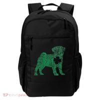 Pug Dog Shamrock St Patrick's Day Saint Paddy's Irish Backpack thumb 0