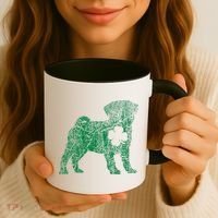 Pug Dog Shamrock St Patrick's Day Saint Paddy's Irish Coffee Mug thumb 3
