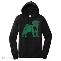 Pug Dog Shamrock St Patrick's Day Saint Paddy's Irish Women's Hoodie thumb 0