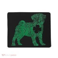 Pug Dog Shamrock St Patrick's Day Saint Paddy's Irish Mousepad thumb 0