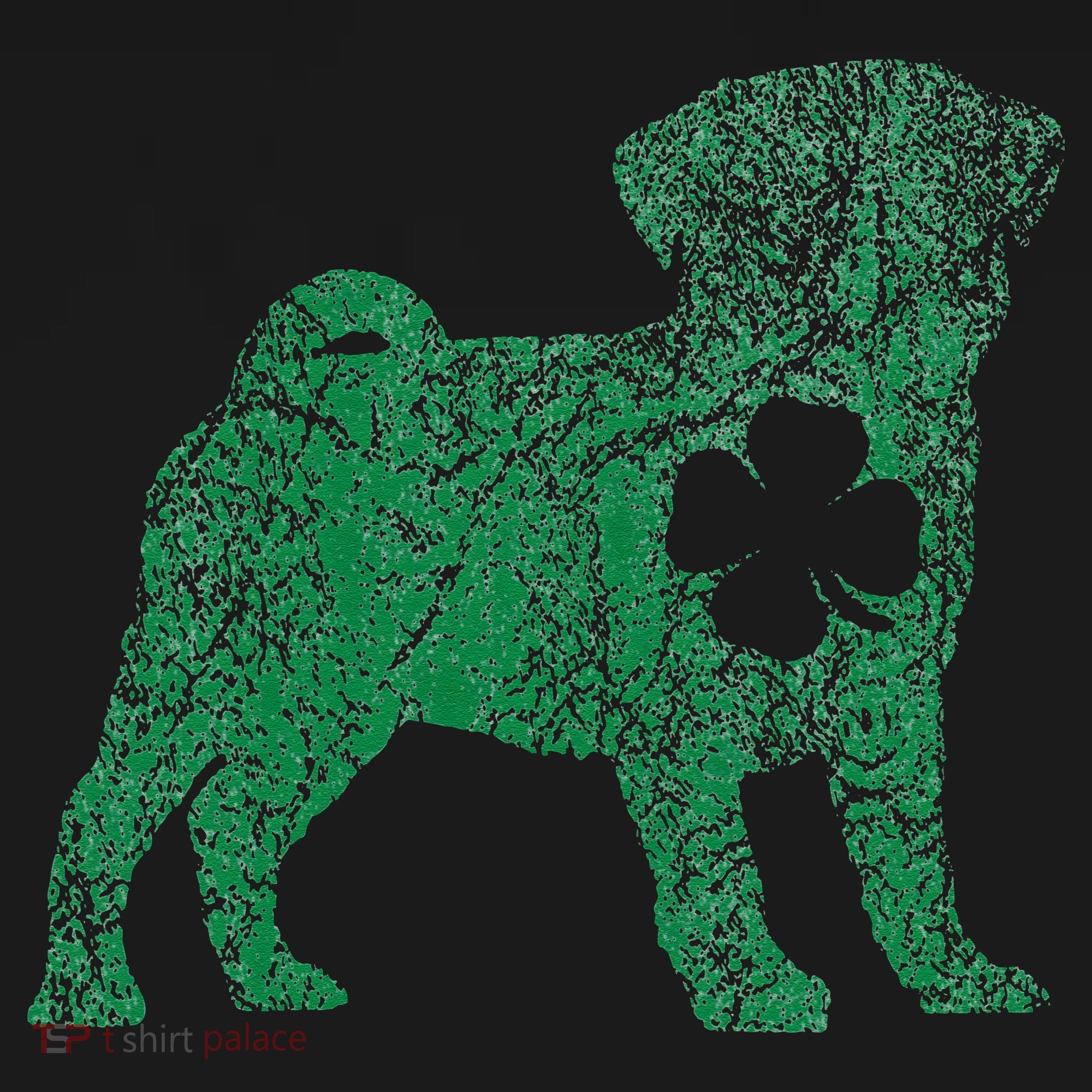 Pug Dog Shamrock St Patrick's Day Saint Paddy's Irish Women's Tank Top