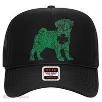 Pug Dog Shamrock St Patrick's Day Saint Paddy's Irish Hat thumb 0
