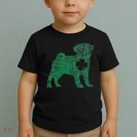 Pug Dog Shamrock St Patrick's Day Saint Paddy's Irish Toddler T-Shirt thumb 2