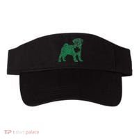 Pug Dog Shamrock St Patrick's Day Saint Paddy's Irish Visor thumb 0