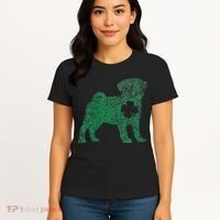 Pug Dog Shamrock St Patrick's Day Saint Paddy's Irish Women's T-Shirt thumb 4