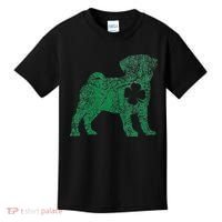 Pug Dog Shamrock St Patrick's Day Saint Paddy's Irish Kids T-Shirt thumb 0