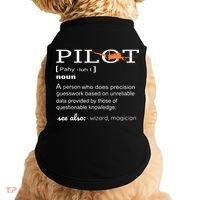 Pilot Definition Shirts Who Lover Funny Airplane Aircraft Doggie Tank thumb 0