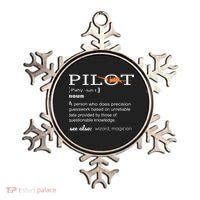 Pilot Definition Shirts Who Lover Funny Airplane Aircraft Ornament thumb 0