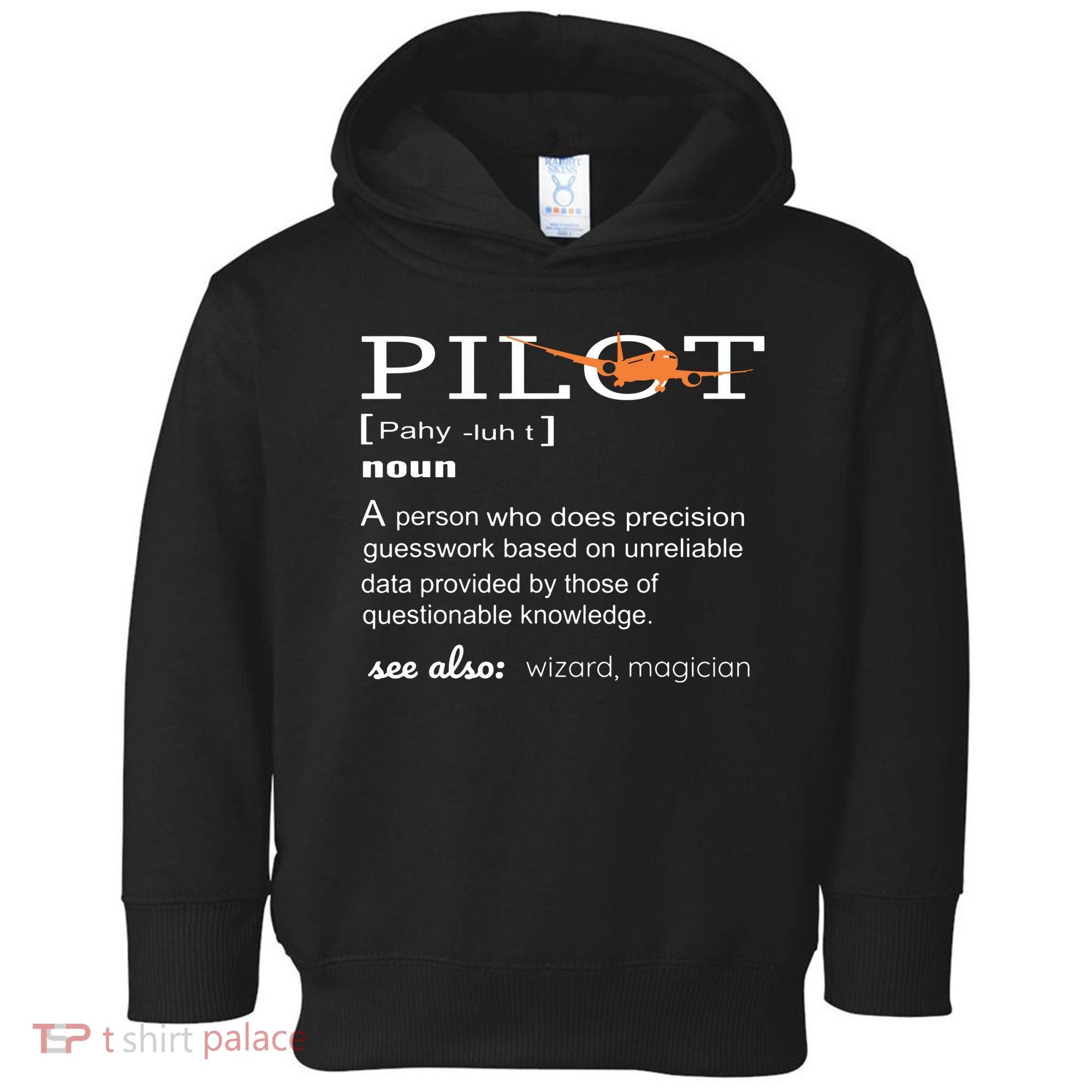 Pilot Definition Shirts Who Lover Funny Airplane Aircraft Toddler Hoodie