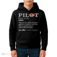 Pilot Definition Shirts Who Lover Funny Airplane Aircraft Kids Hoodie thumb 4
