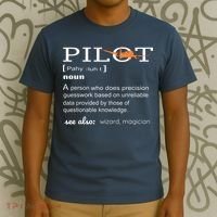 Pilot Definition Shirts Who Lover Funny Airplane Aircraft T-Shirt thumb 3