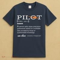 Pilot Definition Shirts Who Lover Funny Airplane Aircraft T-Shirt thumb 4