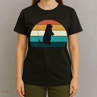 Prairie Dog Sunset Cool Vintage Ground Squirrel Gift T-Shirt thumb 4