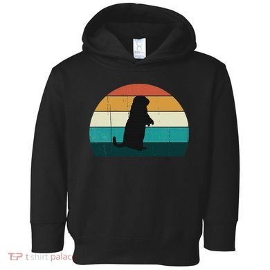 Prairie Dog Sunset Cool Vintage Ground Squirrel Gift Toddler Hoodie