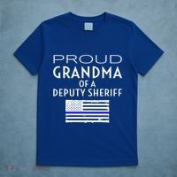 Proud Deputy Sheriff Grandma Grandmother Grandmom Granny Gift T-Shirt thumb 5