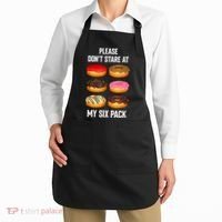 Please Dont Stare At My Six Pack Donuts Abs Six Pack Workout Apron thumb 2