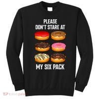 Please Dont Stare At My Six Pack Donuts Abs Six Pack Workout Sweatshirt thumb 0