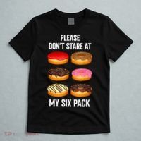 Please Dont Stare At My Six Pack Donuts Abs Six Pack Workout T-Shirt thumb 5