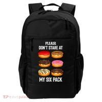 Please Dont Stare At My Six Pack Donuts Abs Six Pack Workout Backpack thumb 0